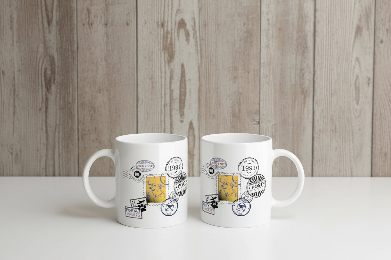 Yellow Post Drinkware.