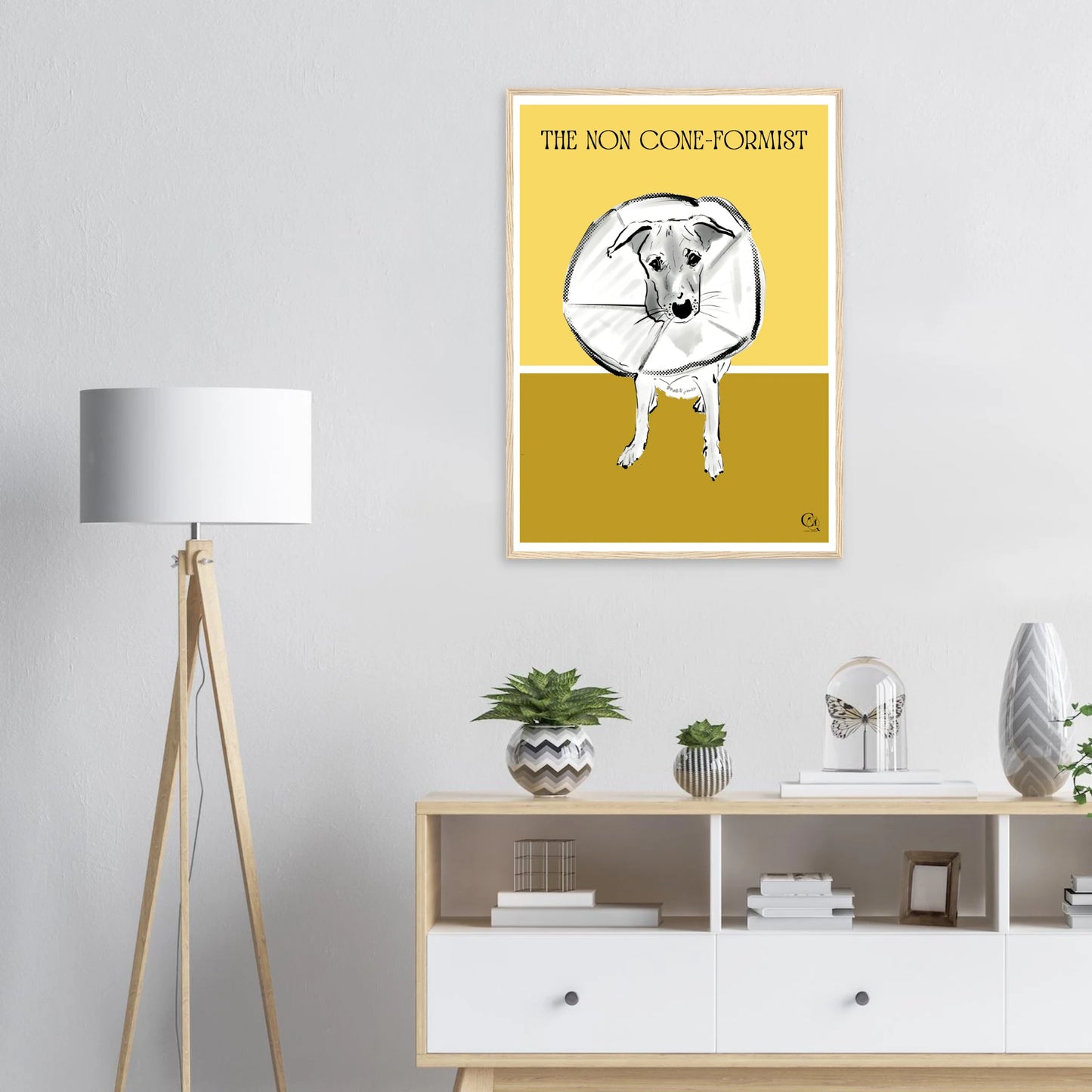 Dog themed Fine Art Poster
