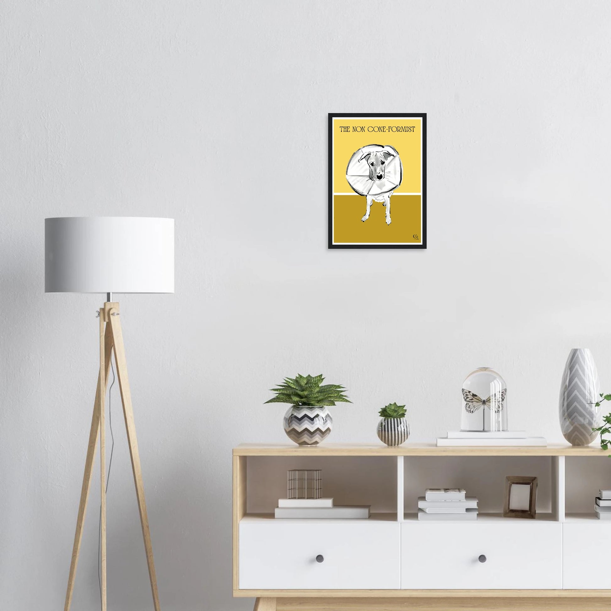 Quirky Dog Poster Non Coneformist