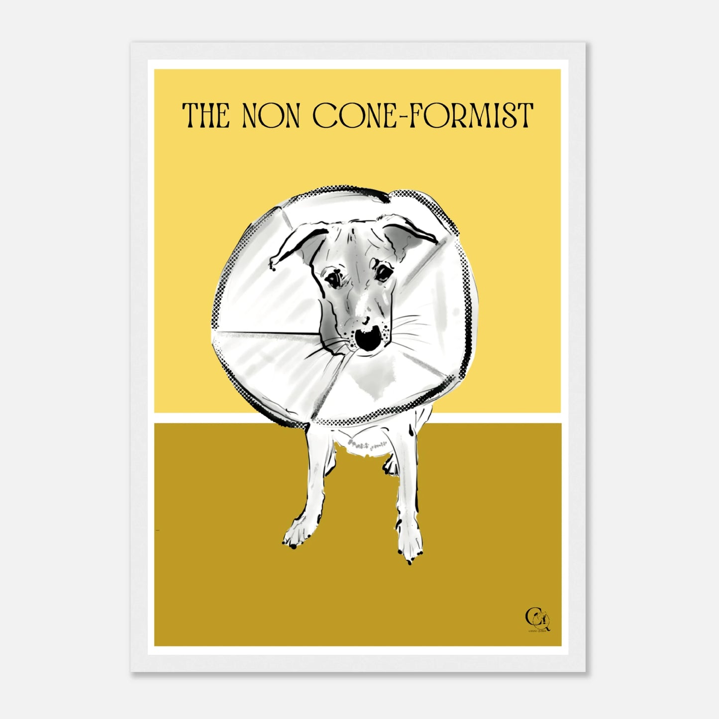 Modern Pet Themed Art Non Cone-formist.