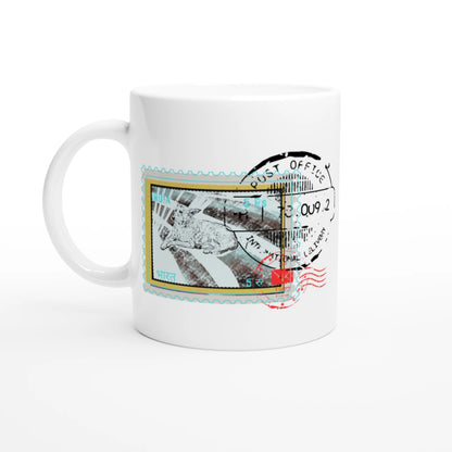 Streetside Post 11Oz Color Filled Ceramic Mug.