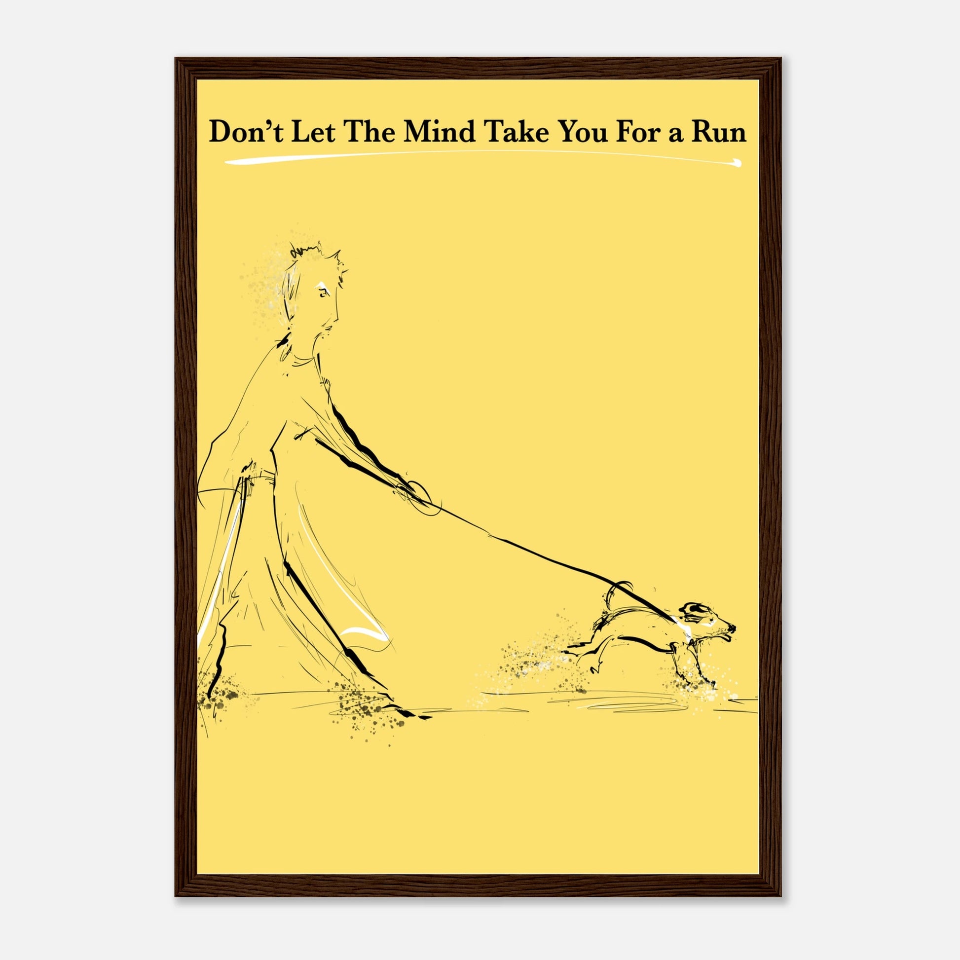 Motivational Poster Mind On a Leash 