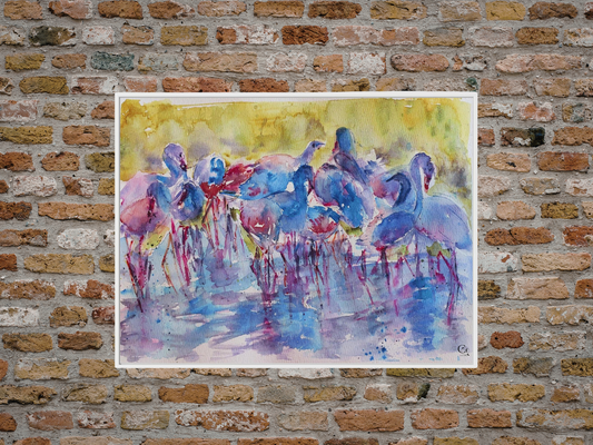 Curious Balance (US): Canvas Print
