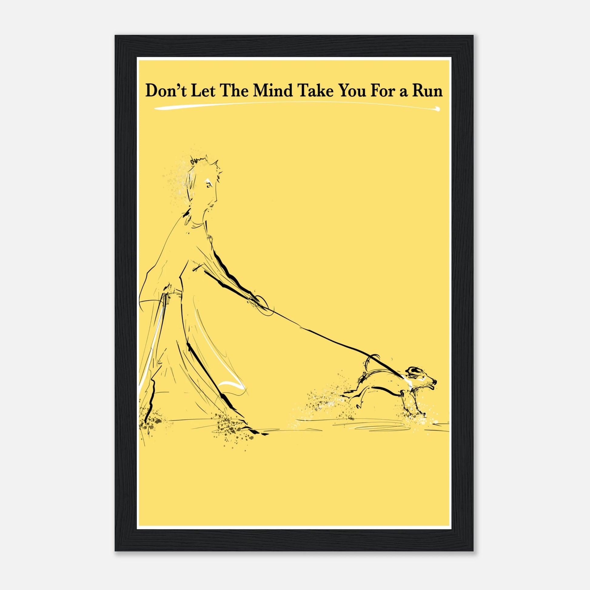 Motivational Poster Mind On a Leash 