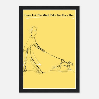 Motivational Poster Mind On a Leash 