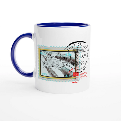 Streetside Post 11Oz Color Filled Ceramic Mug.