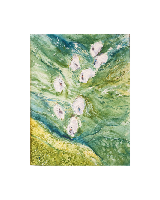 caninequirks_original_watercolor_chaosinsync