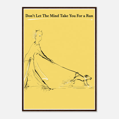 Motivational Poster Mind On a Leash 