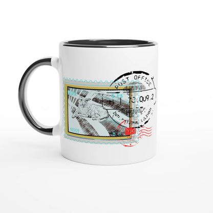 Streetside Post 11Oz Color Filled Ceramic Mug.