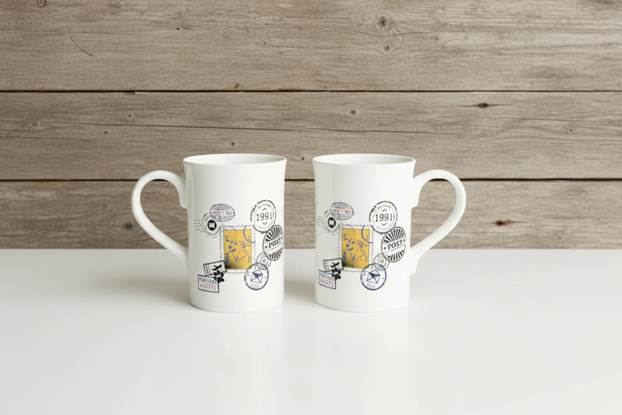 Yellow Post Drinkware.